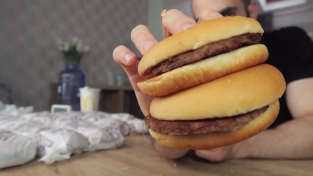 'ONE MAN VS 50 BURGERS | BeardMeatsFood'