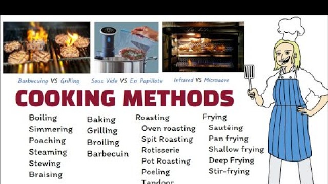 'cooking methods and techniques/Types of cooking methods/food production practical/hotel management'