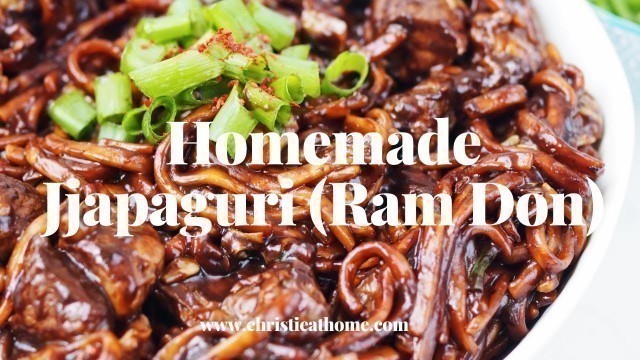 'Homemade Jjapaguri (Ram Don) Recipe'