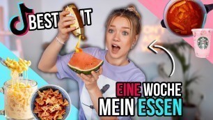 'TIKTOK BESTIMMT FÜR EINE WOCHE ALLES, WAS ICH ESSE (oh yes) 