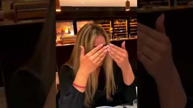 'Gordon ramsay\'s daughter eating in restaurant shorts