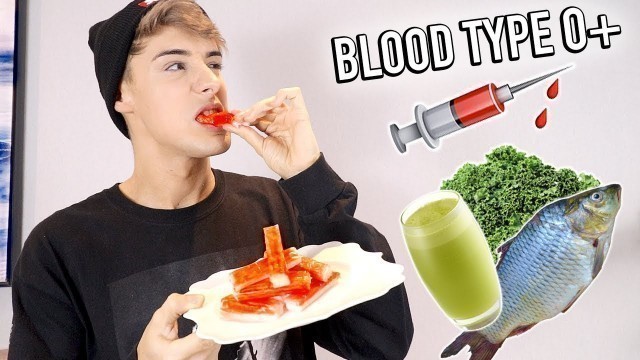 'i let my BLOOD TYPE pick my foods for 3 days'