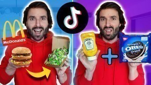 'Je teste des FOOD HACKS TIKTOK TROP BIZARRES - CARL IS COOKING'