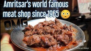 'Amritsar\'s non-veg street food II world\'s oldest shop'