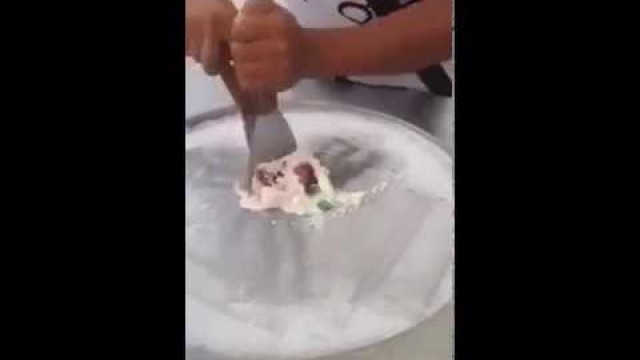 'Viral Thread This is how fresh ice cream is made...'