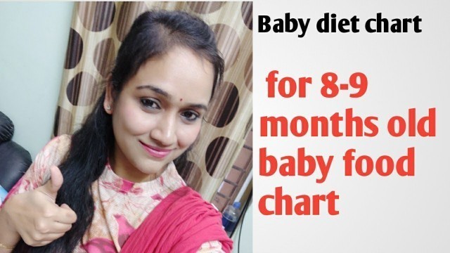 'Baby food chart for 8 to 9 months baby/ stage 2 food chart for babies in telugu #healthyfoods'