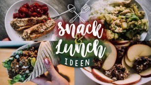 'SNACK & LUNCH IDEEN für die SCHULE/UNI - Meal Prep, High Protein, gesund&lecker // JustSayEleanor'