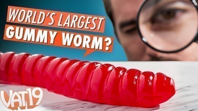 'Burning Questions: World\'s Largest Gummy Worm'