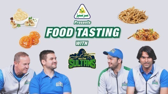 'Foreign Cricketers Try Pakistani Food | Multan Sultans | Sarsabz'