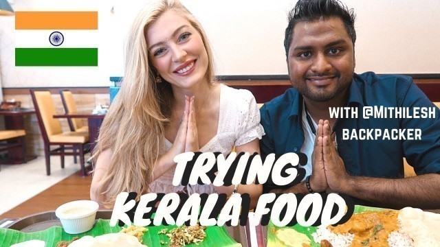 'Firangi tries South Indian food with Mithilesh Backpacker'