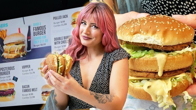 'I Went to the World\'s First Fully VEGAN FAST FOOD CHAIN and DRIVE-THRU'