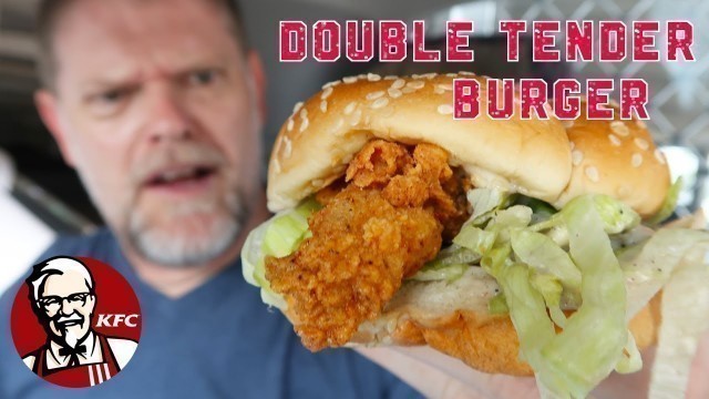 'KFC Double Tender Burger Review - Australian Food Reviews'