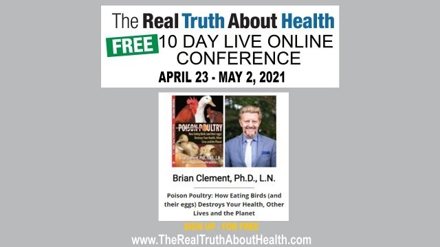 'Real Truth About Health Presents - Brian Clement as one of our speakers for 2021 Live Conference'