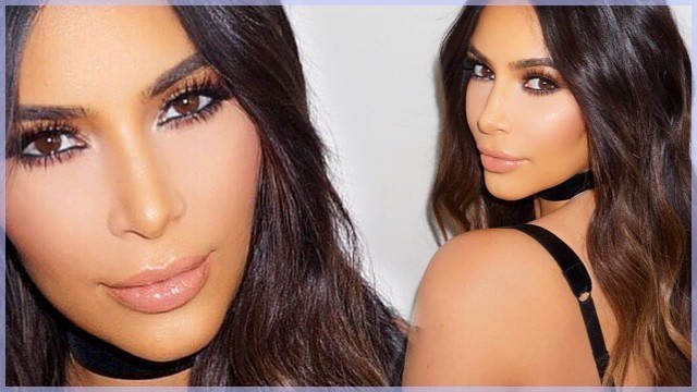 'KIM KARDASHIAN BRONZE SMOKEY EYE LOOK | Sexy & Dramatic Makeup Tutorial'