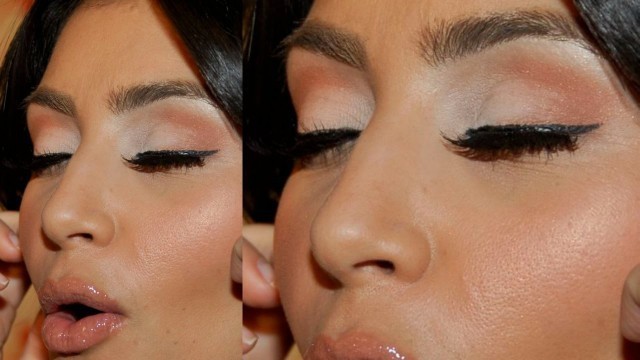 'Classic Kim Kardashian Makeup Tutorial'