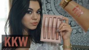 'NEW KYLIE COSMETICS & KIM KARDASHIAN LIPSTICKS *KKW* | Steph Pappas'