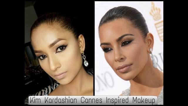 'Kim Kardashian Makeup Cannes'