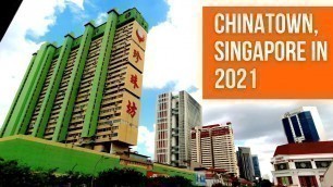 'Chinatown Singapore Walking Tour 2021 | Chinatown Point to Amoy Street'