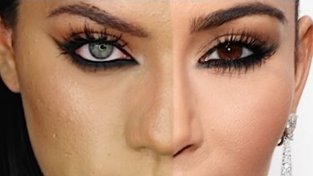 'KIM KARDASHIAN Sexy Smokey Eyes Makeup Tutorial'