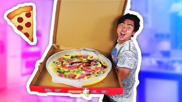 'DIY How To Make GIANT GUMMY PIZZA!'