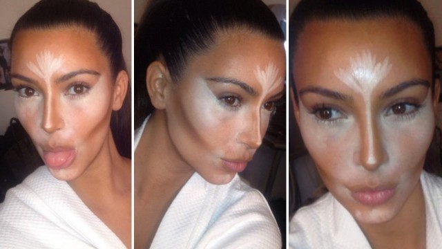 'Kim Kardashian Contour & Highlight 2014 Makeup Tutorial'