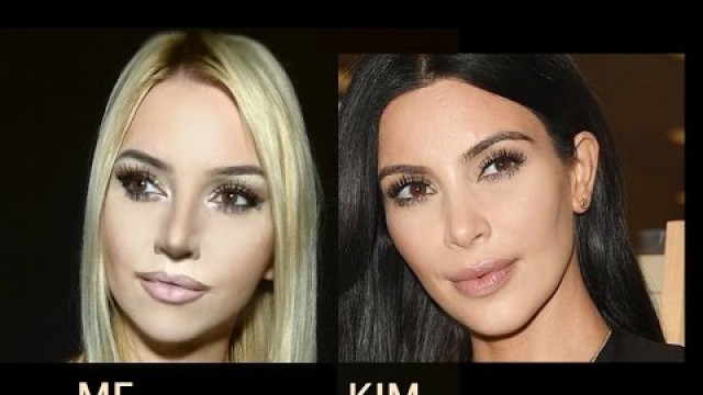 'Kim Kardashian Makeup Transformation'