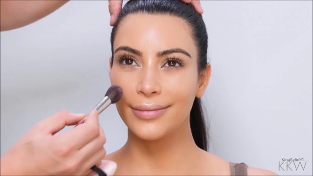 'Kim Kardashian | The Perfect Makeup Routine | Complete Foundation, Contour, and Highlight Tutorial'