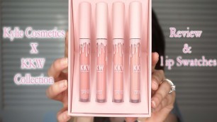 'KYLIE COSMETICS X KIM KARDASHIAN WEST COLLECTION | Swatches & Review!'