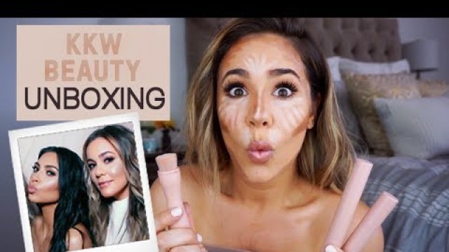 'Kim Kardashian KKW Beauty Contour Kit REVIEW, UNBOXING & TUTORIAL'