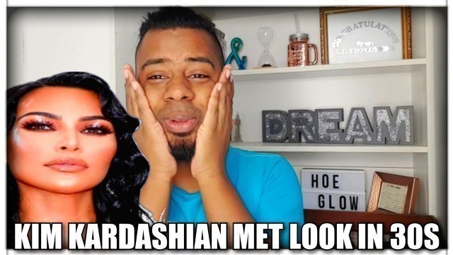 'Trying  Kim Kardashian met gala look in 30 seconds| makeup challenge| Alexander Kanniah'