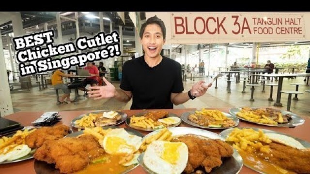 'BEST CHICKEN CUTLET IN SINGAPORE? | Old School Western Food Eating Challenge | Singapore Street Food'