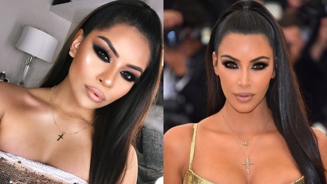 'Kim Kardashian West MET GALA 2018 Makeup Tutorial | Sarahy Delarosa'