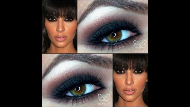 'Kim Kardashian Smokey Eye Makeup Tutorial'