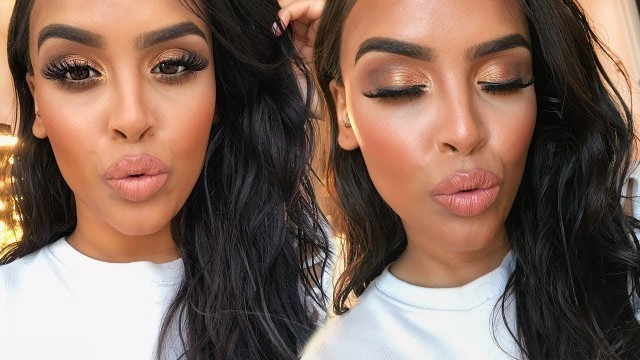 'KIM KARDASHIAN WEST MAKEUP & WET HAIR TUTORIAL| NikkisSecretx'