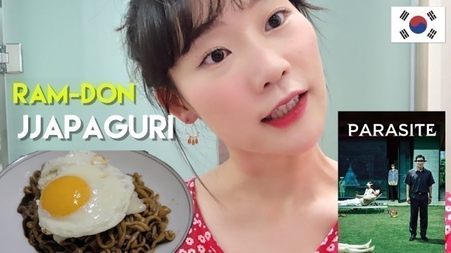 '[Korean food] Authentic Korean Jjapaguri Recipe (Ram-Don noodles from movie Parasite)'