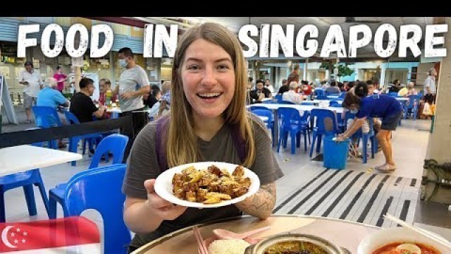 'SINGAPORE\'S Unique STREET FOOD Culture! (What are Hawker Centres?!) 