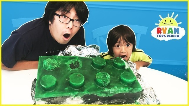 'DIY GIANT GUMMY LEGO CANDY! How To Make Jello Gummies for Kids'