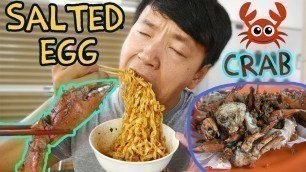 'SALTED EGG CRAB! Street Food Tour of Old Airport Road Hawker Center'