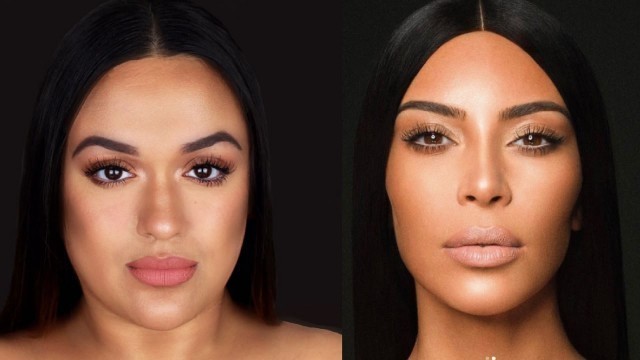 'Kim Kardashian Makeup Tutorial | KKW X KYLIE Cosmetics Look'