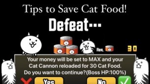 'The Battle Cats - The Best Ways to Save Cat Food'