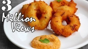 'Rava vada recipe - very easy and instant sooji/semolina vada recipe'