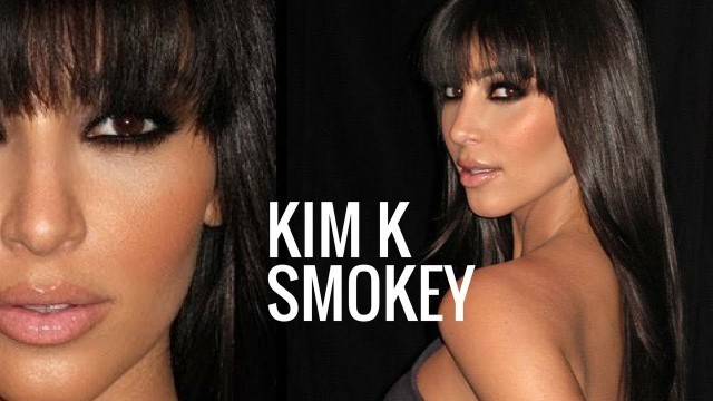 'KIM KARDASHIAN MAKEUP TUTORIAL | Brown Smokey Eye'