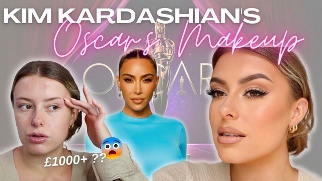 'RECREATING KIM KARDASHIAN\'S OSCARS 2022 MAKEUP | Makeup By Ariel TikTok'