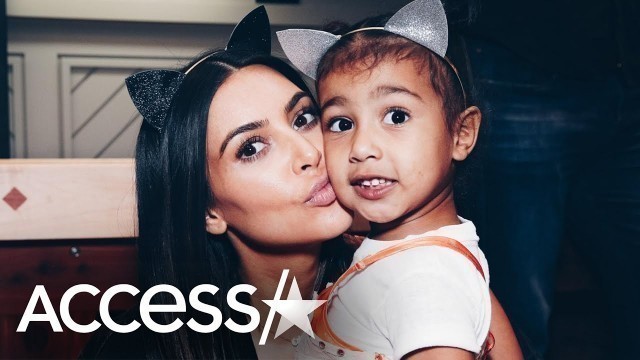 'North West Crashes Kim Kardashian’s Makeup Tutorial'