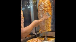 'Singapore street food shawarma!! Chicken shawarma | juicy shawarma grilled chicken #shawarma'