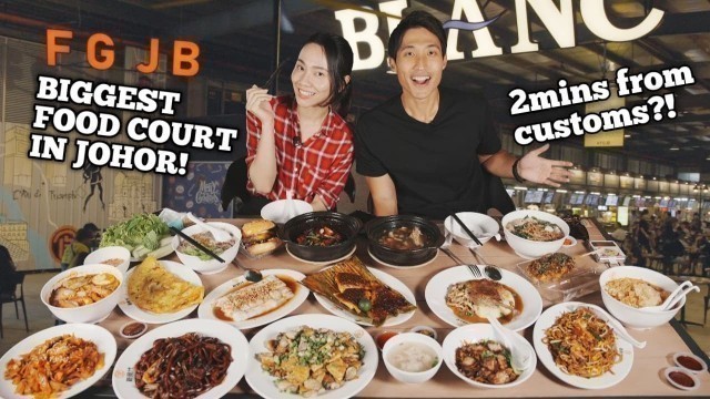 'JB Hawker Food Challenge with Alison! | BIGGEST FOOD COURT IN JOHOR! | EATING EVERY SINGLE STALL?!'