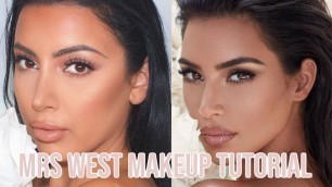 'KIM KARDASHIAN MRS WEST MAKEUP TUTORIAL'