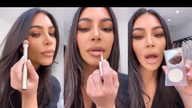 'Kim Kardashian Makeup Using KKW Beauty Mrs. West Collection'