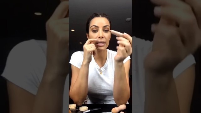 'Kim Kardashian Doing Her Own Makeup Using KKW Beauty!'