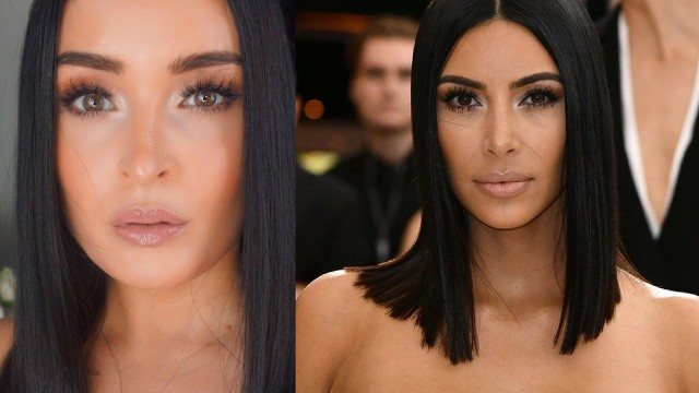 'KIM KARDASHIAN Inspired Met Gala MAKEUP AND HAIR Tutorial'